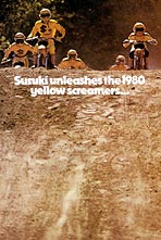 '80 -80 Suzuki RM motorcycles